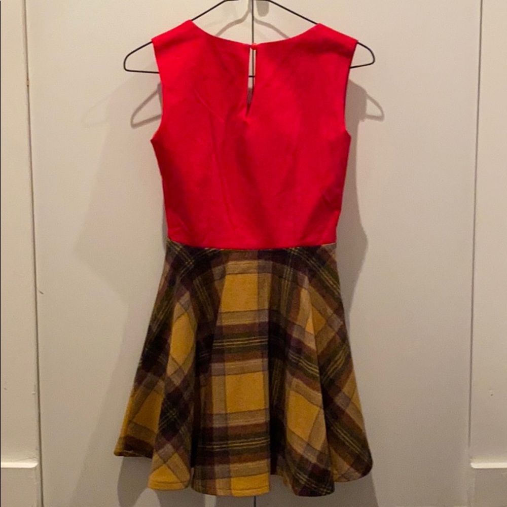 Red and plaid dress by Lucid FC - Picture 4 of 4